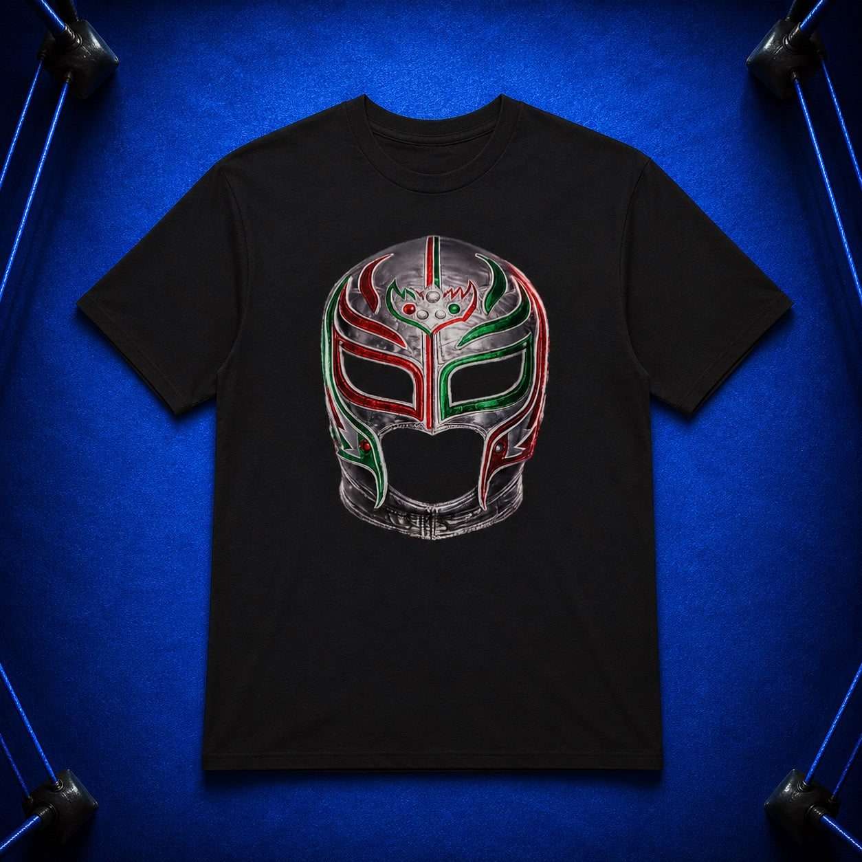 Silver Rey Mysterio Mask Tee