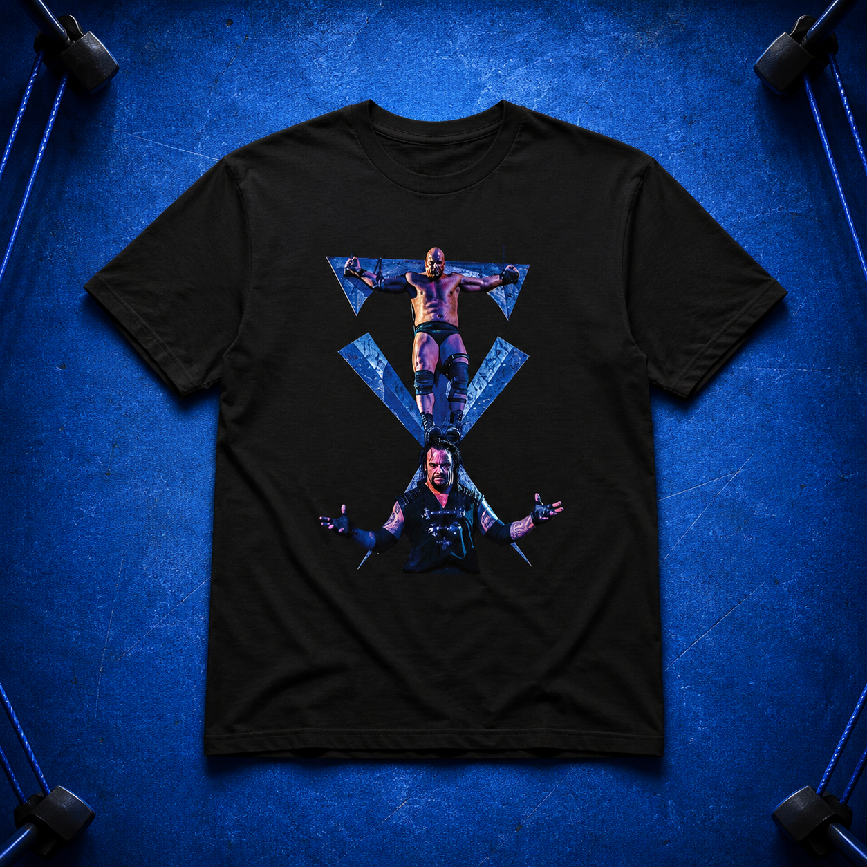 Undertaker & Stone Cold Retro Ministry T-Shirt