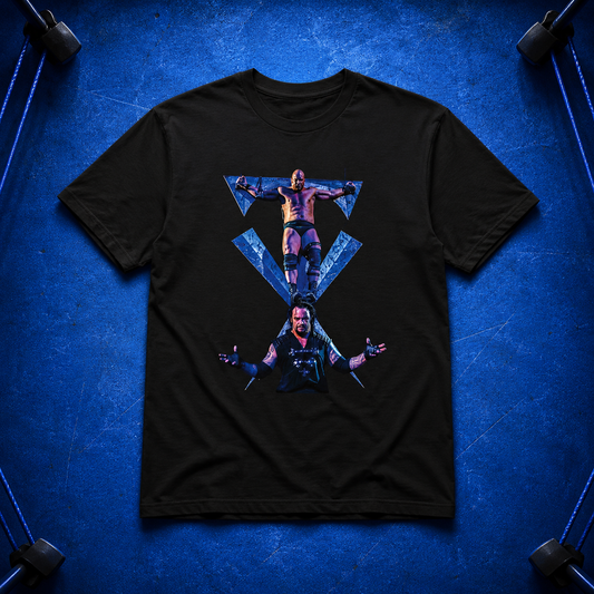 Undertaker & Stone Cold Retro Ministry T-Shirt